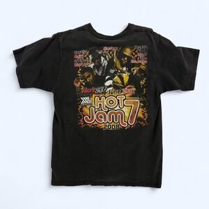 2008 Hot jam radio black faded tshirt